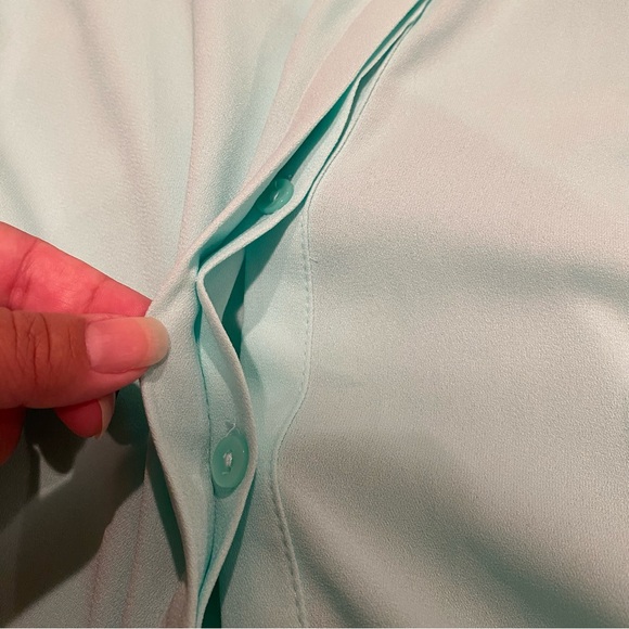 Apt. 9 Women's Mint Green Blouse Size Large - Picture 7 of 10